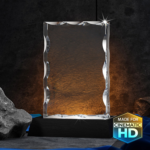 Medium Notched Crystal 180x130