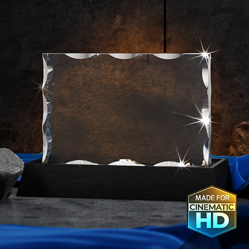 Medium Notched Crystal 180x130